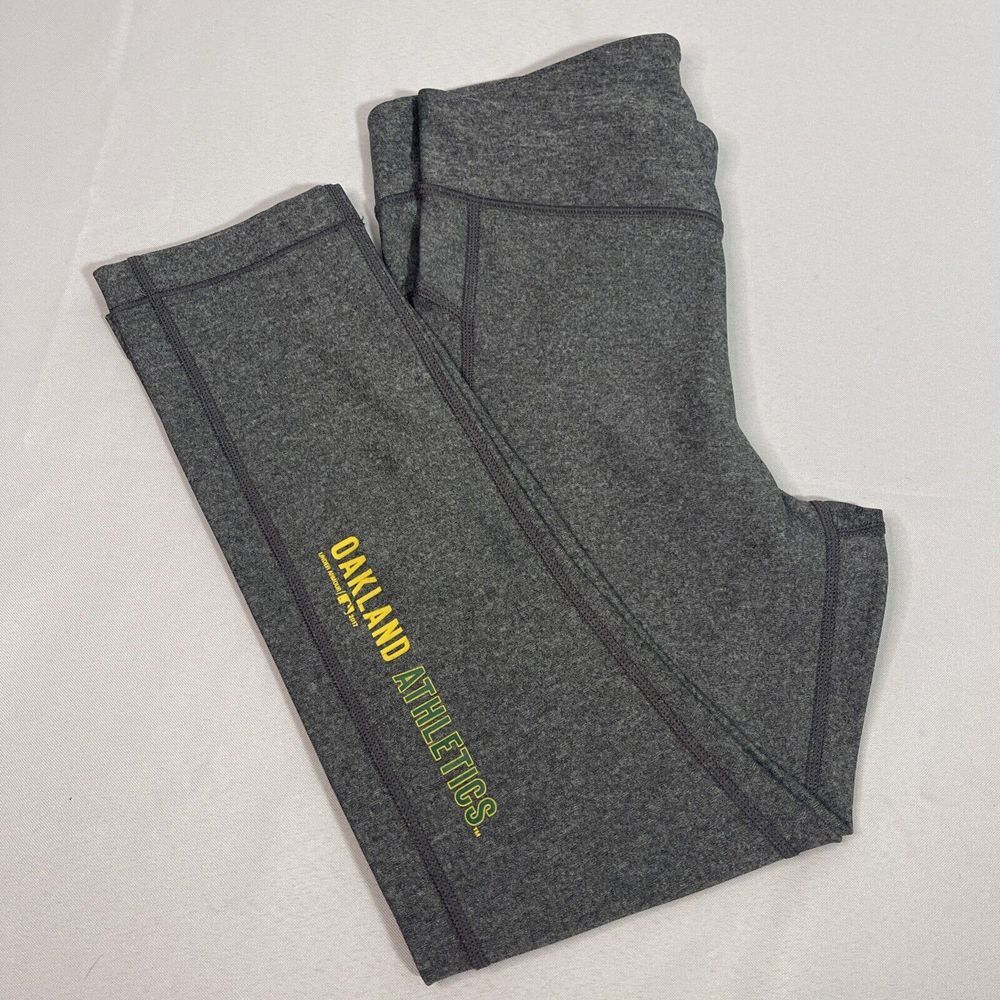 Under Armour Leggings Womens Size Medium Gray - Oakland Athletics As